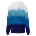 thumbnail image 4 of Womens Hoodies Oversized Fit Long Sleeve Front Pocket Gradient Drawstring Trendy Sweatshirts for Women Fall Winter (M, Blue), 4 of 5