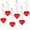 A, variant on Peacheart 18Pcs Valentine's Day Red Heart Hanging Swirl Decoration, PVC Heart Shaped Cutout Ceiling Streamers Decor for Valentines Day Anniversary Wedding Party Supplies