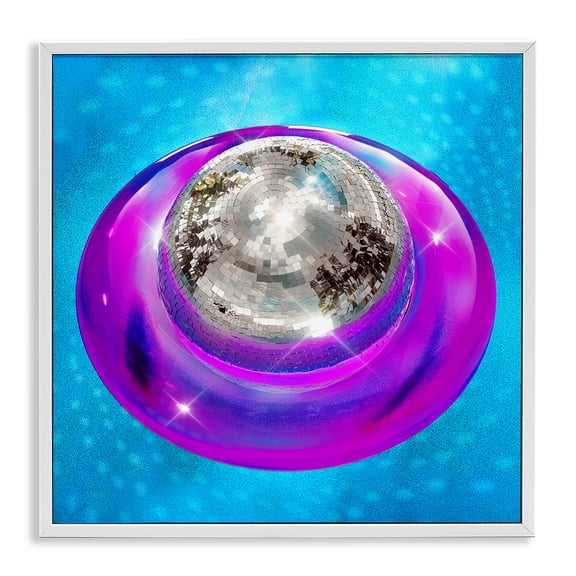 Stupell Industries Contemporary White Framed Giclee Art, 12 x 12, by Ziwei Li