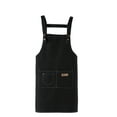 thumbnail image 1 of Tablier en Toile de Polyester Pur avec Impression LOGO pour Manucure Maison Cuisine Restaurant et Travail, 1 of 4