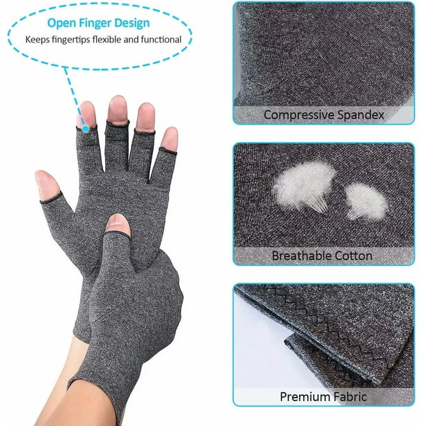 1 Pair Comfy Brace Arthritis Hand Compression Gloves – Comfy Fit