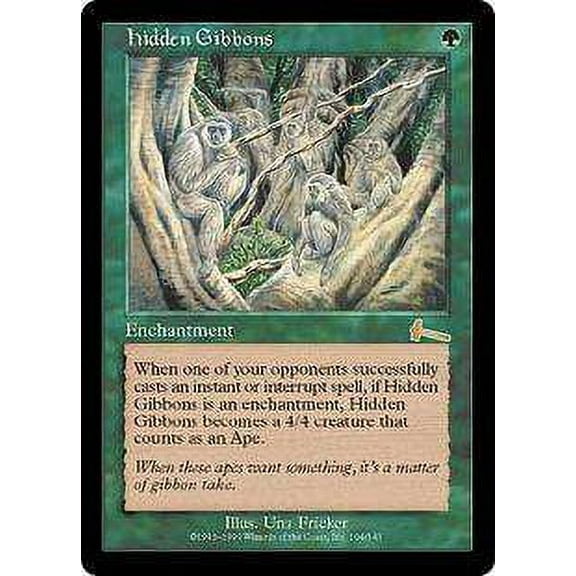 MtG Urza's Legacy Rare Hidden Gibbons #104