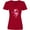 Red, variant on Inktastic Christmas Holiday Cute Flamingo Women's V-Neck T-Shirt