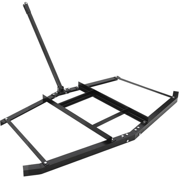 Accreate 74" Heavy Duty Steel Drag Harrow, Tow Behind Landscape Leveling Rake for Driveway, Lawn & Field, Compatible with Tractor, ATV, UTV, Truck & Riding Mower