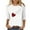 #0111-White, variant on Ailaofu Womens Casual 3/4 Sleeve Round Neck Valentine T Shirts Cute Love Heart Printed Graphic Tee Tops Basic Tees