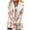 Pink, variant on Women's Winter Warm Jackets Fashion Zip Up Plus Size Plaid Printed Fashionable Long Sleeved Pocket Composite Plush Button Coat