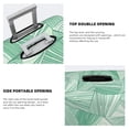 thumbnail image 6 of Multi-Size Suitcase Protective Cover Full Range Double Stitching Invisible Zipper For Travel Business Lightseagreen Geometric Lines_2 X-Large, 6 of 8
