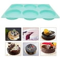 thumbnail image 3 of Cake Mold 6-Cavity 4 Inch Baking Tray Pan Non-stick Biscuit Pastry Bakeware Mould Tool, 3 of 10