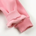 thumbnail image 3 of NAISIBABY Boys Girls Fleece Sets 2-Piece, Zipper Hooded Sweatshirt Jacket and Jogger Sweatpants Casual Athletic Outfit Pink 4T, 3 of 4