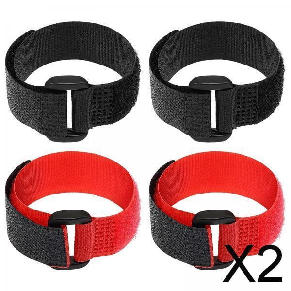 Collar de Pollo Yinane Collar de Gallo negro rojo 4 Piezas