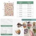 thumbnail image 6 of Easter Balloon Curtains for Bedroom/Front Door/Bathroom, Country Floral Wreath Rabbit Ears Eggs Carrots Tie Up Curtains 63 Inch Length Light Filtering Kitchen Curtains Shades for Windows 46"x63", 6 of 8