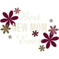 thumbnail image 3 of CafePress - Best New Mom Ever Women's Dark Pajamas - Women's Short Sleeve Print T-Shirt and Pants Dark Cotton Pajama Set, 3 of 7