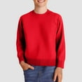 thumbnail image 2 of Akiihool Sweater for Kids Boys' Long Sleeve Sweater Pullover Cotton Sweaters Toddler Boy Pullover Sweaters(Red,3 Years), 2 of 5