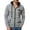 (NEW25)Gray, variant on Men's Zip Up Hoodie Lightweight Athletic Track Jacket Cool Casual Slim Fit Daily Wear for Gym Running,Sports Training