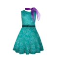 thumbnail image 1 of Disfraz de cosplay de la película INSIDE OUT, repugnante, peluca + bufanda + vestido de princesa verde, traje de 3 piezas para niños, regalo de cumpleaños perfecto., 1 of 6