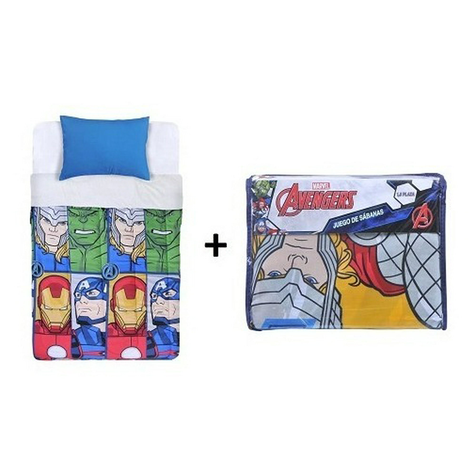 Pack Plumon Sherpa + Juego De Sabana Anvenger