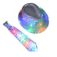 thumbnail image 4 of Sombrero Fedora de Jazz con lentejuelas y luz LED para niños y adultos, gorro de neón intermitente, regalo de fiesta, disfraz, cumpleaños, boda, Halloween y Navidad, 4 of 4