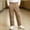 Khaki-17, variant on LONKITO Cargo Pants for Boys School Uniform Straigh Leg Pants Elastic Waist Casual Kids Pants Size 5-6 Years