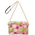 thumbnail image 2 of FORMRS Women Crossbody Purse with Chain Strap Vegan Leather Shoulder Handbag, Floral Raspberries, 2 of 7