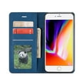 thumbnail image 2 of iPhone 8 Plus / 7 Plus Wallet Case iPhone 8 Plus / 7 Plus Luxury PU Leather Case, Book Folding Flip Retro Case with Kickstand, [RFID Blocking] Credit Card Slot Magnetic Closure Protective Cover, Blue, 2 of 8