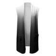 thumbnail image 5 of BODOAO Sleeveless Long Cardigans for Women Summer Vest Open Front Lightweight Cardigan Dressy Blazer Women Solid Print V Neck Coat Cardigan Sleeveless Loose Outwear with Pockets Dark Gray Xl, 5 of 5