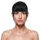 thumbnail image 1 of Pelucas con flequillo para mujer, peluca ondulada suelta con flequillo de cabello humano, flequillo con flequillo natural para niñas y mujeres, cabello artificial., 1 of 3