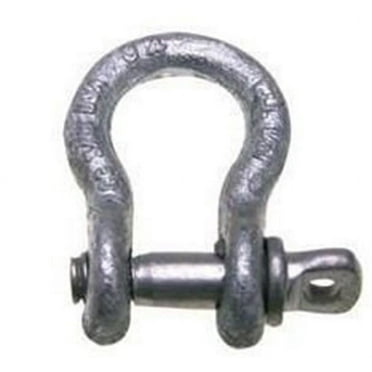 419 1 Inch 8-1-2T Anchor Shackle W-Screw Pin Carbon - Walmart.com