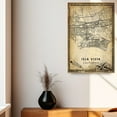 thumbnail image 4 of Isla Vista Vintage Map Prints Canvas, California country Map Art Canvas, Canvas, Isla Vista Map City style vintage Canvas , Canvas Wall Art, Street Map Artwork Canvas, 4 of 6