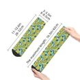 thumbnail image 4 of Pofeuu Lemon Print 30cm Socks, Adult Running Hiking Socks for Youth and Adult, 4 of 7