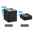 thumbnail image 6 of Portable Camping Toilet, Foldable Toilet for Adults, Porta Potty with Thick Black Garbage Bag for Outdoor Emergency, Waterproof Luggable Loo, Hiking, Car, Travel (Black ), 6 of 7