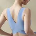 thumbnail image 4 of Sujetador deportivo de talla grande, sin costuras, con espalda descubierta, tipo chaleco, con hebilla lateral, 4 of 6