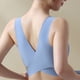 thumbnail image 4 of Sujetador deportivo de talla grande, sin costuras, con espalda descubierta, tipo chaleco, con hebilla lateral, 4 of 6