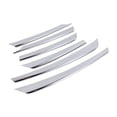 thumbnail image 2 of Car Front Mesh Grille Bumper Cover Trim for Latio Almera 15-17,6x Front Bumper Grille Cover Trim,Silver, 2 of 8
