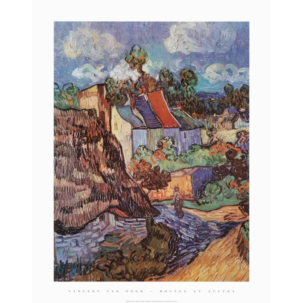 van gogh houses and figure