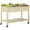 Natural, variant on Outsunny 47" x 21" Raised Garden Bed, Elevated Wooden Planter Box, Natural