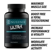 Nugenix Ultra Total and Free Testosterone Booster for Men, Dietary Supplement, 45 Count