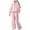 Z04 Pink, variant on Gubotare Fall Outfits for Girl Girls Solid Color Sweatshirt with Bowknot & Elastic Waist Pants 2pcs Outfits Size 14-16 (Beige,14-16 Years)