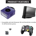 thumbnail image 4 of Manette de Jeu Sans Fil 2.4G avec Récepteur pour Nintendo Gamecube, Compatible avec Wii, 4 of 10