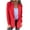 Red, variant on Women's Wool Blazer Jacket Lapel Business Coats with Pockets Casual Long Sleeve Solid Color Work Office Outerwear (Red L)
