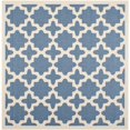 thumbnail image 1 of Safavieh Courtyard Blue Indoor Outdoor Rug - Square 7'10", 1 of 4