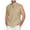 Beige, variant on Palato Mens T Shirts,Men's Fashion Drawstring Solid Color Cotton And Linen Sleeveless T-shirt Tops