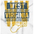 thumbnail image 2 of West Virginia Student Team Uniform Womens Fitted Plus Size Graphic Tee Brisco Brands 2X, 2 of 5