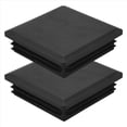 thumbnail image 2 of 80mm x Plastico Cuadrado Tapas Tuberia Tubo Insertos Final Blanqueo 2 Piezas, 2 of 5