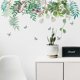 thumbnail image 4 of Green Hanging Leaf Wall Decals, Removable Fresh Plant Leaves Flower Vines Wall Stickers, Green Plants Wall Mural-Vine1-4, 4 of 4
