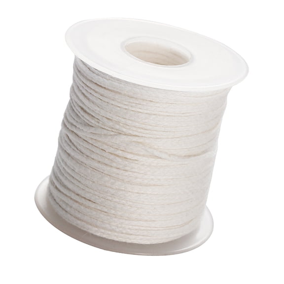 RENACLIPY Cotton Candle Wicks White Braided for Pillars and Tapers DIY Crafting Renaclipy