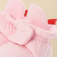 thumbnail image 7 of newwalpole Infant Baby Boy Girl Cozy Fleece Bootie Newborn Stay On Slipper Winter Warm Gripper Non-Slip Crib Shoes Light Pink for Size 5.5, 7 of 7