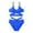 Blue, variant on REDARER Girls Swimsuits Bikini Set Two Piece Swimsuit Bathing Suit Girls' Swimwear,Girls Swimsuit,11-12 Years