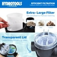 thumbnail image 6 of HYDROTOOLS By SWIMLINE 71236 Hydro-Flo 0.25 HP 2200 GPH ABOVE GROUND Powerful Pool Pump 1 Speed Extra Large Strainer Basket Vertical Discharge 115V Energy Saving Silent Noise DOE Certified, 6 of 11