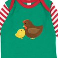 thumbnail image 4 of Inktastic Hen and Chick Farm Animals Boys or Girls Long Sleeve Baby Bodysuit, 4 of 5