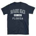 thumbnail image 1 of Navarre Beach Florida Classic Established Men's Cotton T-Shirt, 1 of 1